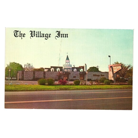 Vintage Village Inn Allentown PA Postcard Pennsylvania Dutch Cooking Rathskeller - Picture 1 of 2